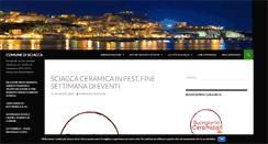 Desktop Screenshot of comune.sciacca.ag.it